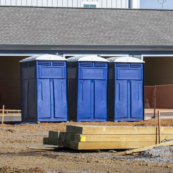Heavy-duty construction site porta potty in Opelika, Alabama