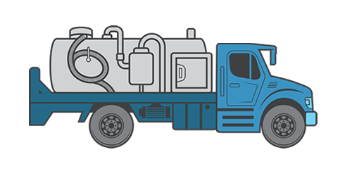 Wedding restroom trailer at outdoor venue